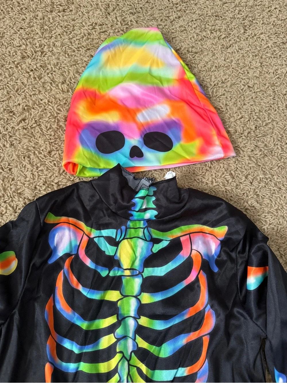 Color Melt Skeleton costume Child Medium